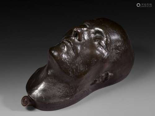 François ANTOMMARCHI Morsiglia, 1789 - Cuba, 1838Masque mort...