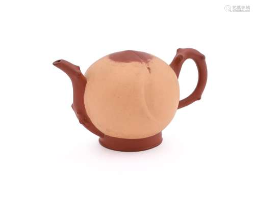 A Chinese yixing 'Peach' teapot
