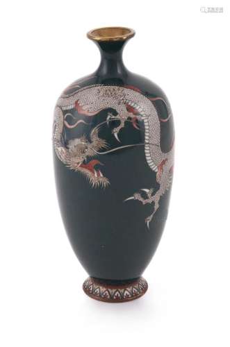 A Japanese Cloisonné Enamel Vase