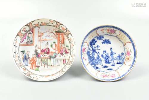 Two Chinese Export Dishes, 19th C.