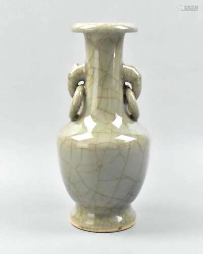 Chinese Ge Glazed Vase,19th C.