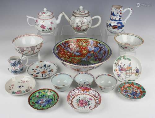 A collection of Chinese export porcelain