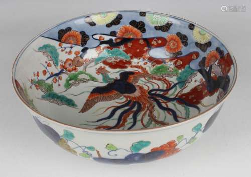 A Japanese Imari circular bowl