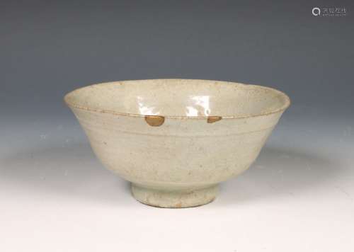 Korea, celadon aardewerken kom, Joseon-dynastie (1392-1897),