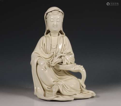 China, Dehua porseleinen Guanyin, 20e eeuw,