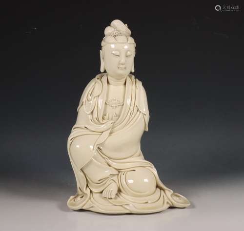 China, Dehua porseleinen Guanyin, 20e eeuw,