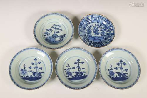 China, collectie blauw-wit porselein, 18e-20e eeuw,