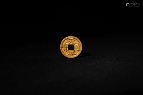 Pure gold coins of ancient China