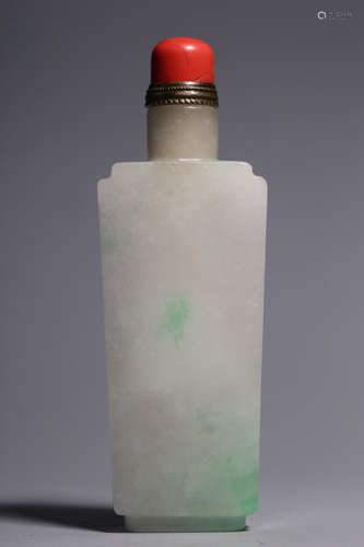 Qing Dynasty, jade snuff bottle