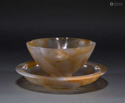 Agate cup of Qing Dynasty