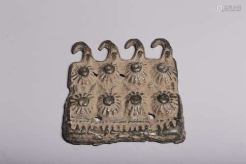Qing Dynasty, copper flower accessories