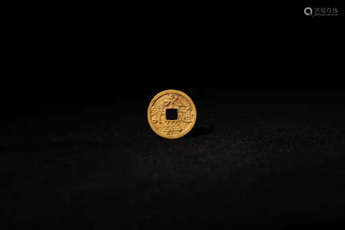 Pure gold coins of ancient China