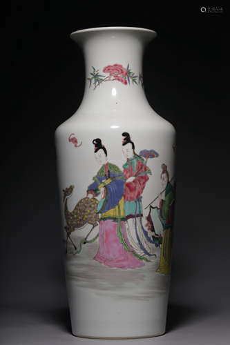 In Qing Dynasty, pastel goddess's birthday appreciation bott...