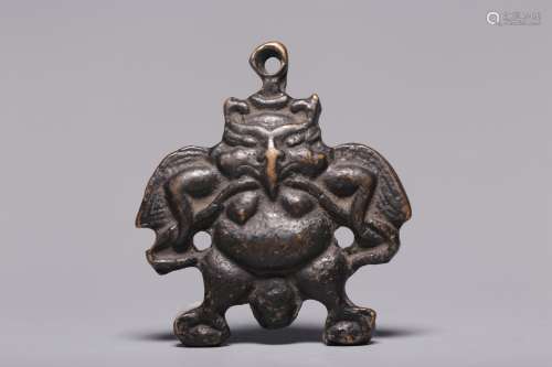 Qing Dynasty, roc bird bronze accessories