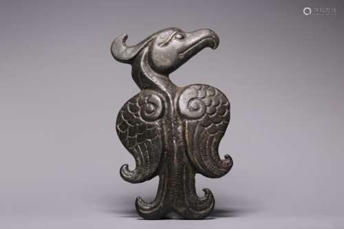 Qing Dynasty, bronze accessories of sacred birds
