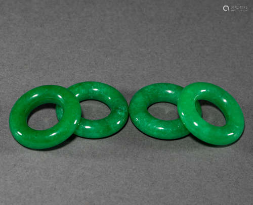 Qing Dynasty jade ring