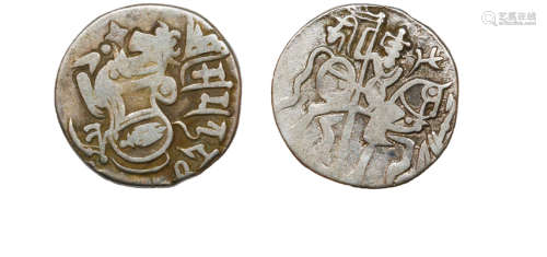 印度萨希王朝萨曼塔·提婆银币