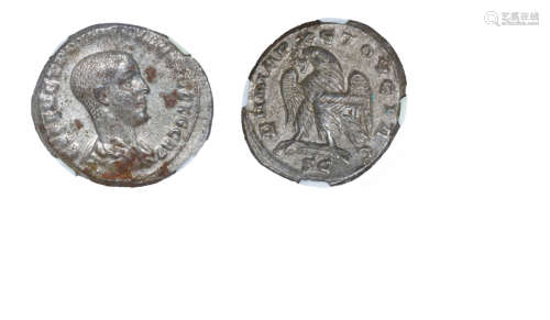 罗马帝国赫伦尼乌斯雄鹰四德拉克马大银币