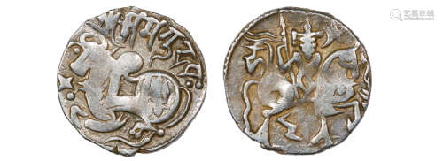 印度萨希王朝萨曼塔·提婆银币