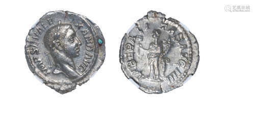 罗马帝国亚历山大塞维鲁和慷慨女神银币