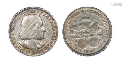 1893年哥伦比亚博览会银币