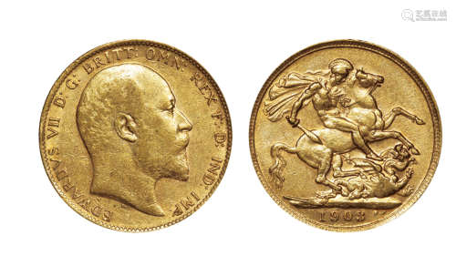 1903年英国爱德华七世金币