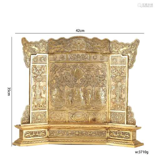 Gilt-Bronze Shrine