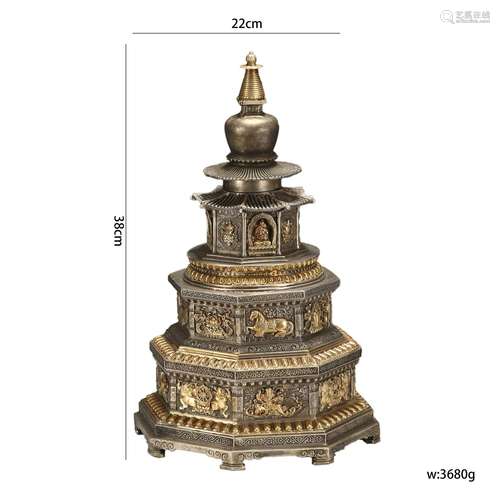 Silver Gilding Pagoda