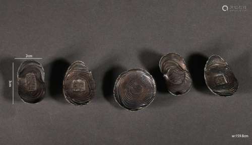 Group of Silver Ingots
