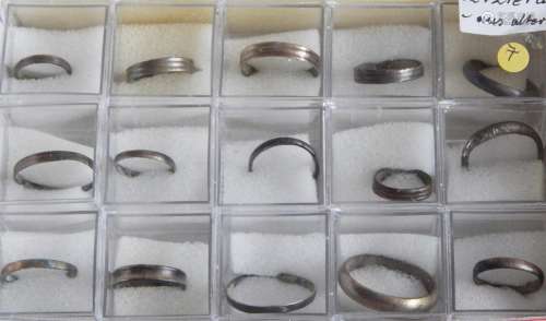 Convolute 15 Roman rings from old collection,together