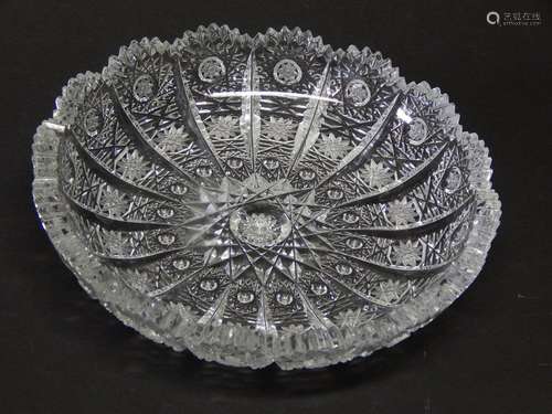 Glass bowl,crystal glass,diameter ca.14,5cm