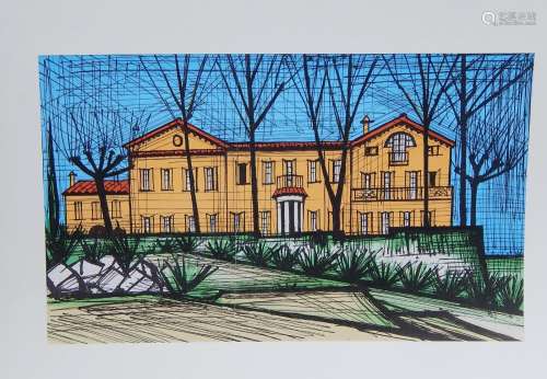 Bernard Buffet (1928-1999) "Estate in Mediterranean lan...