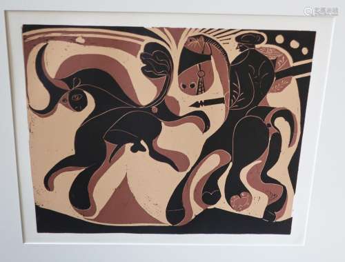 Pablo Picasso (1881-1973) "Matador and fleeing bull&quo...