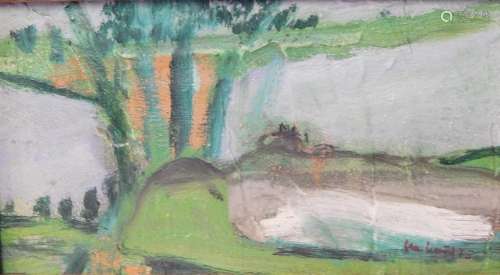 Karl Kaul (1934-2003) "River Landscape"
