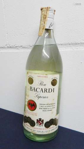 2 bottles of Baccardie Superior