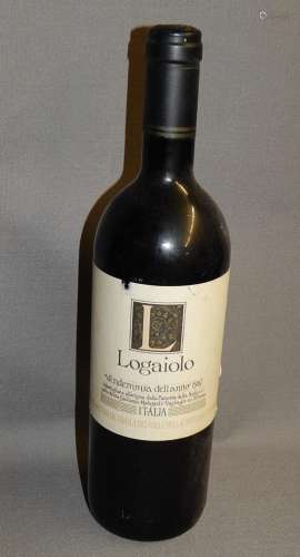 Bottle of red wine "Logaiolo"