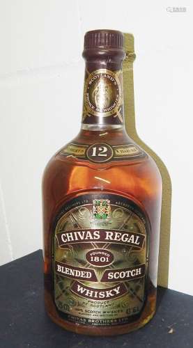10 bottles of "Chivas Regal Blended Scotch Whiskey"...