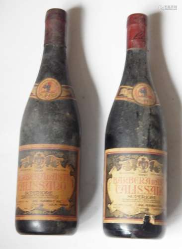 2 bottles of Barbera d'Asti Calissano