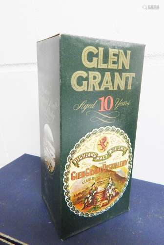 12 bottles of "Glen Grant Highland Malt Whiskey"