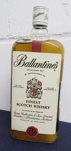 4 bottles of "Ballantines Finest Scotch Whiskey"