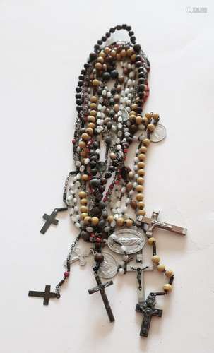 Mixed lot 10 small rosaries