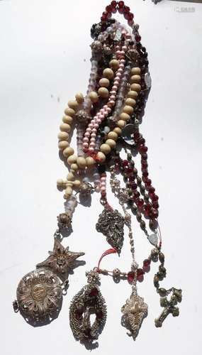 Group of 7 rosaries