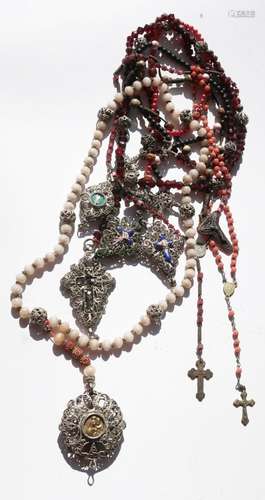 Mixed lot 8 rosaries