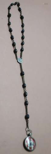 Rosary with reliquary pendant