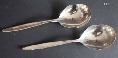 2 vegetable spoons