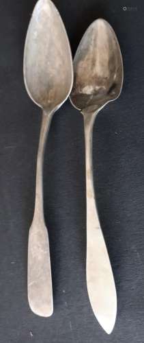 2 different coffee spoons