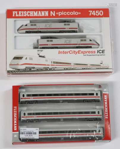 Fleischmann Piccolo - Intercity Express with 2 railcars