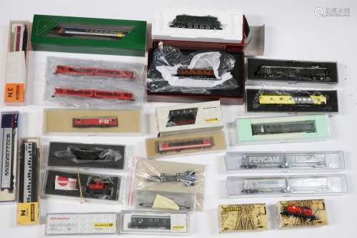 Konvolut approx.22 different freight cars