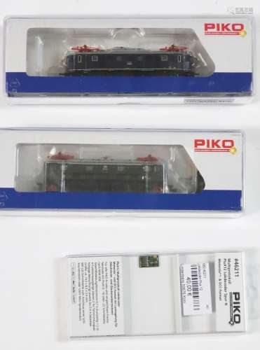 Convolute 2 electric locomotive of the brand Piko (model No....