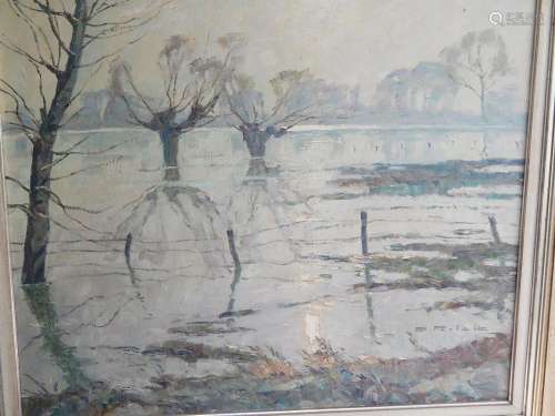 Erich von Perfall(1882-1961) "Lower Rhine landscape&quo...
